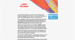 Desktop Screenshot of larryrichman.com