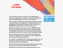 Tablet Screenshot of larryrichman.com